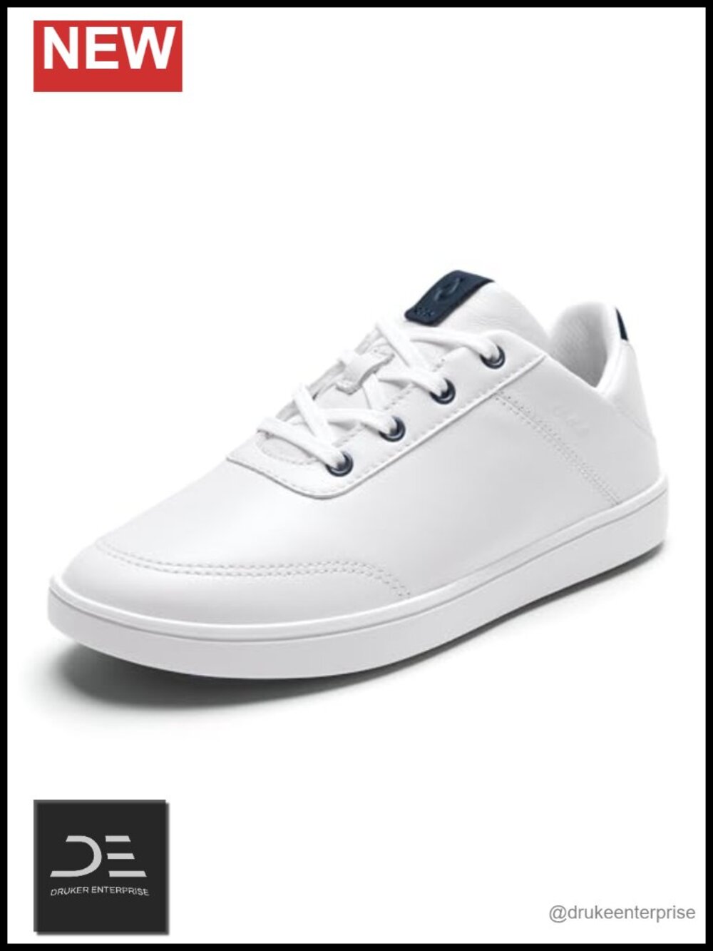 Women's Waterproof Leather Golf Shoes Lace-Up
